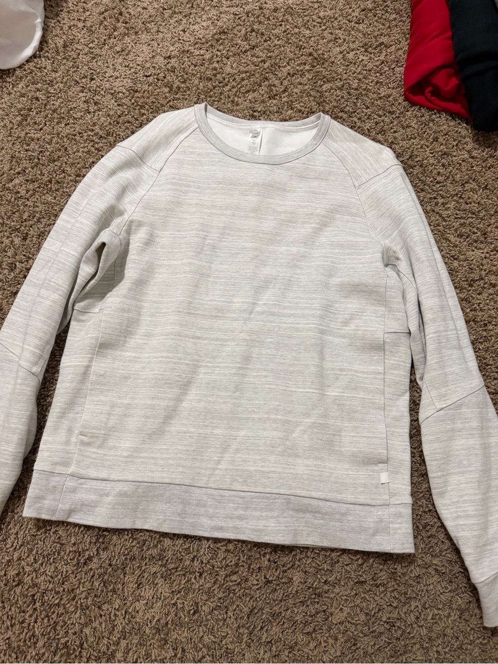 Lululemon Heather Gray Crewneck Pullover Sweatshirt